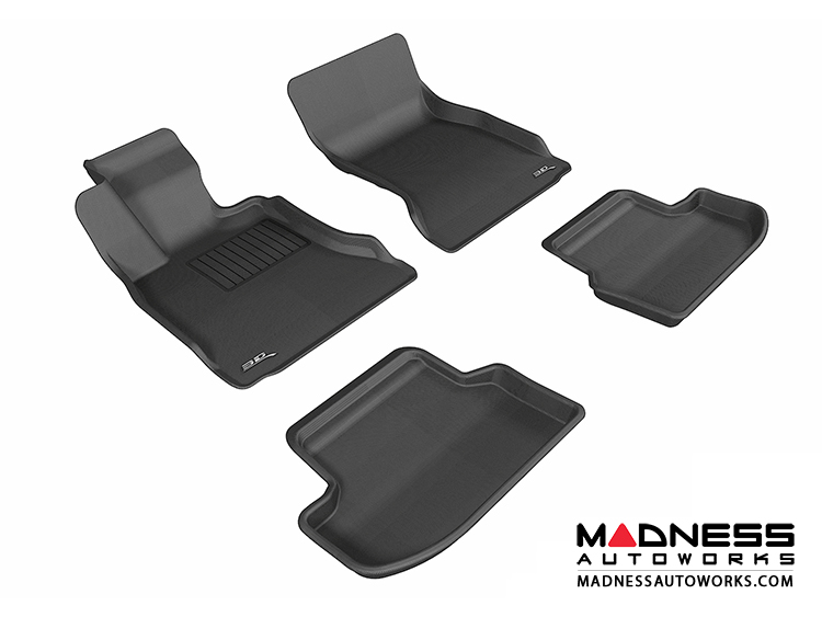 BMW 5 Series Floor Mats (Set of 4) - Black by 3D MAXpider - M5 (F10)